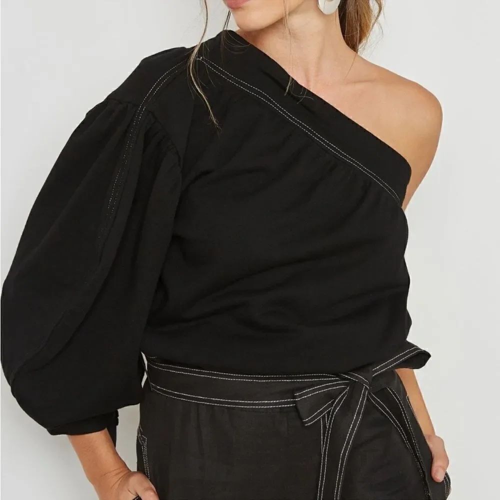House of Sunny one shoulder top